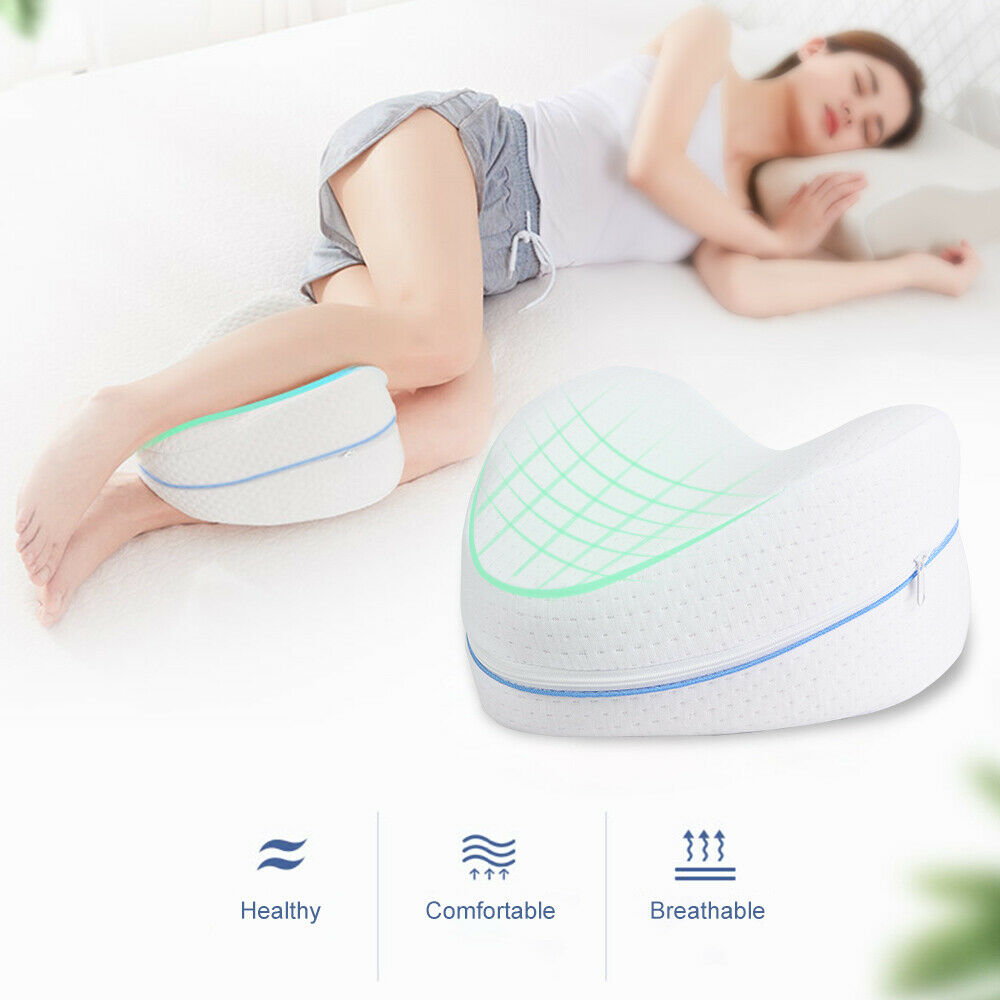 Apple Memory Foam Pillow with ergonomic design, featuring breathable fabric and adjustable thickness for optimal comfort.