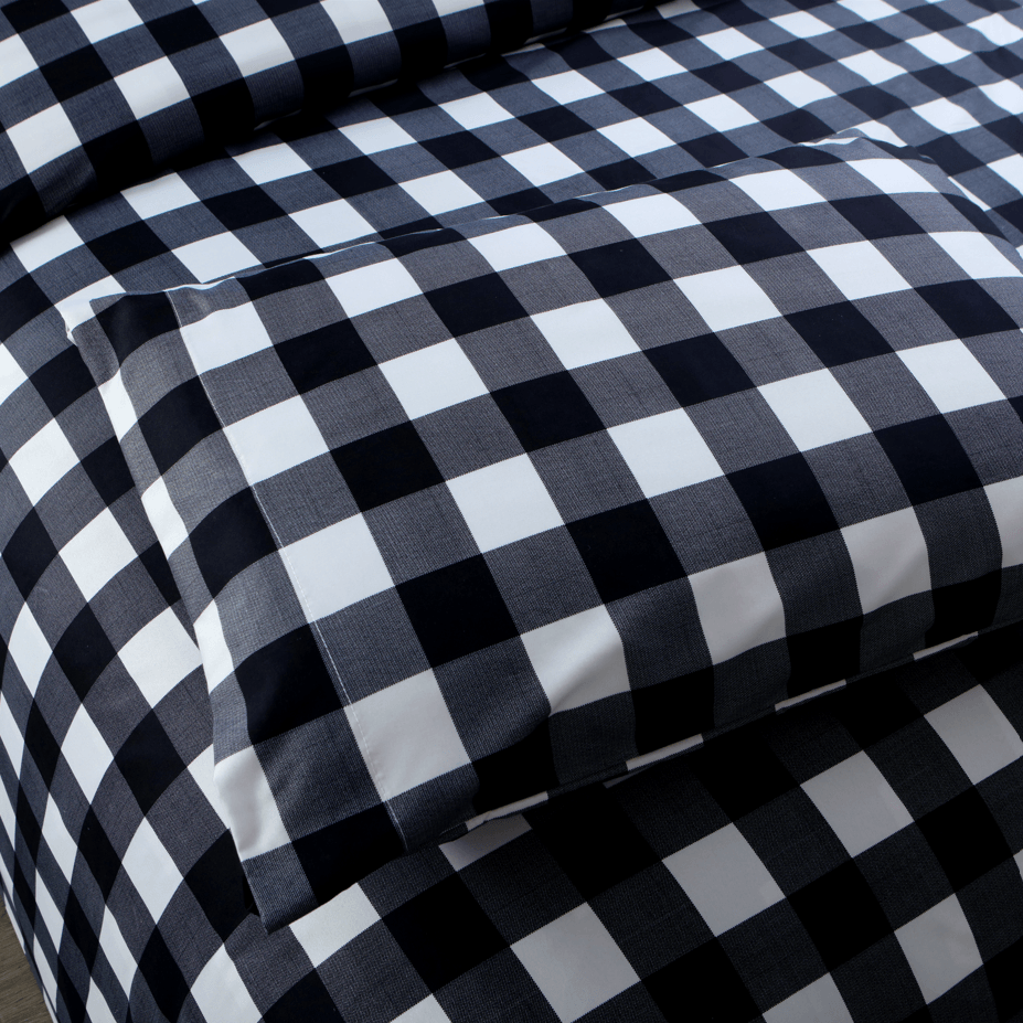 Belle Haven 6 Piece Sheet Set featuring vibrant colors and unique designs, includes flat sheet, fitted sheet, and four pillowcases.