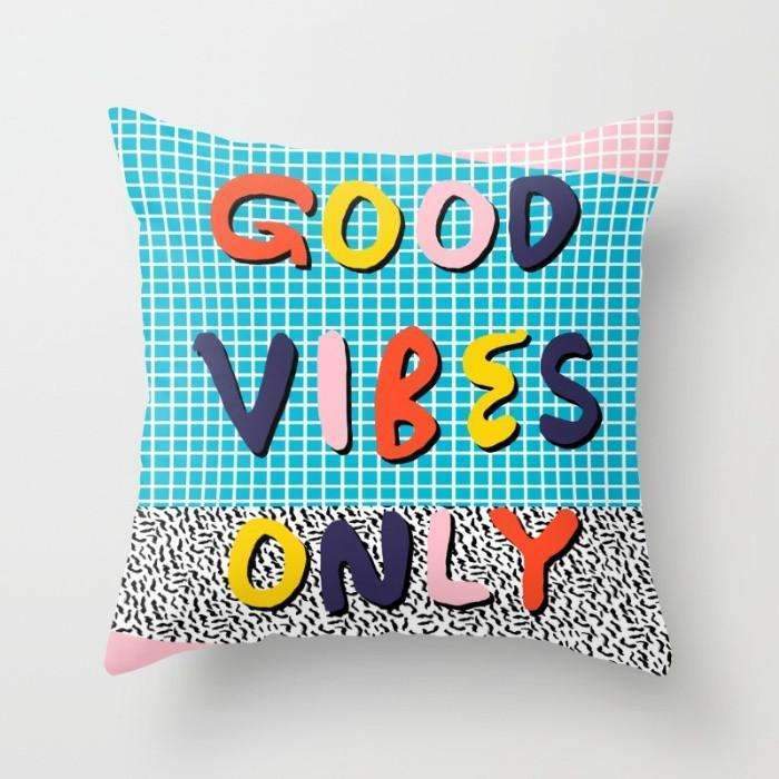 Check it Cushion/Pillow featuring a stylish double-sided print, made from 100% spun polyester fabric, measuring 16" x 16".