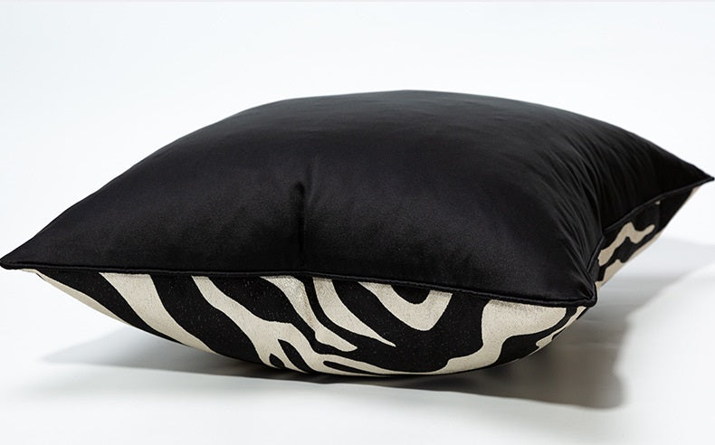 Designer Cushion Cover in Style 13, 18x18 inches, showcasing vibrant colors and elegant design, perfect for home or hotel decor.