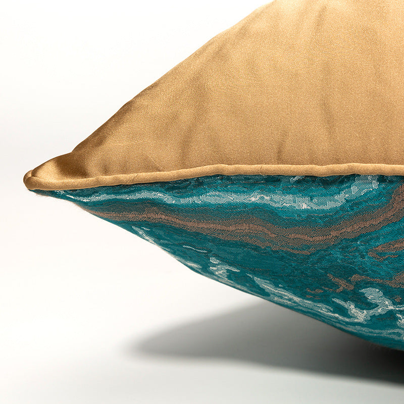 Designer Cushion Cover in Style 15, 18x18 inches, showcasing vibrant colors and modern design, perfect for home and office decor.