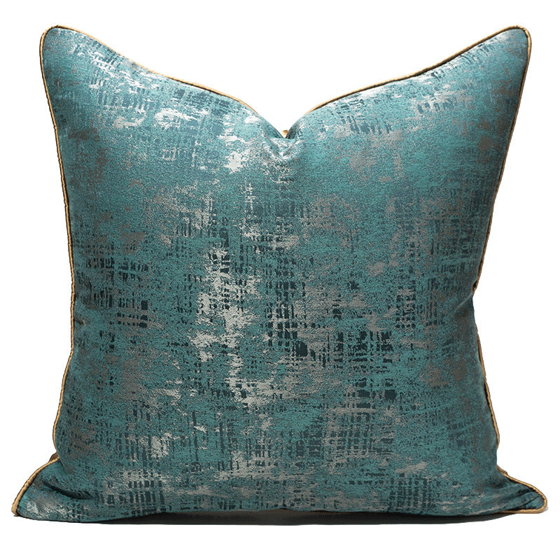 Designer Cushion Cover in Style 17, 18x18 inches, showcasing vibrant colors and elegant design, perfect for home decor.