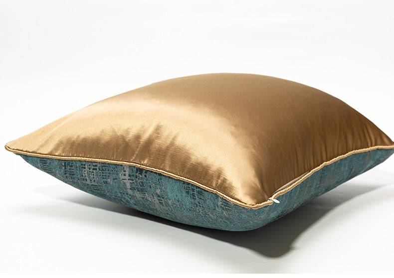 Designer Cushion Cover in Style 17, 18x18 inches, showcasing vibrant colors and elegant design, perfect for home decor.