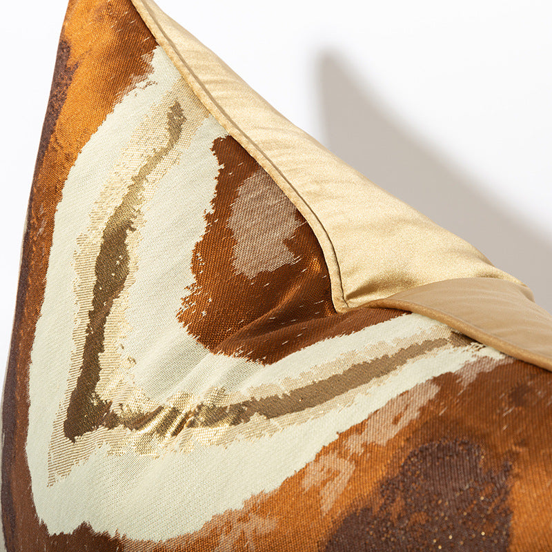 Designer Cushion Cover in Style 19, 18x18 inches, showcasing elegant design and available in multiple colors.