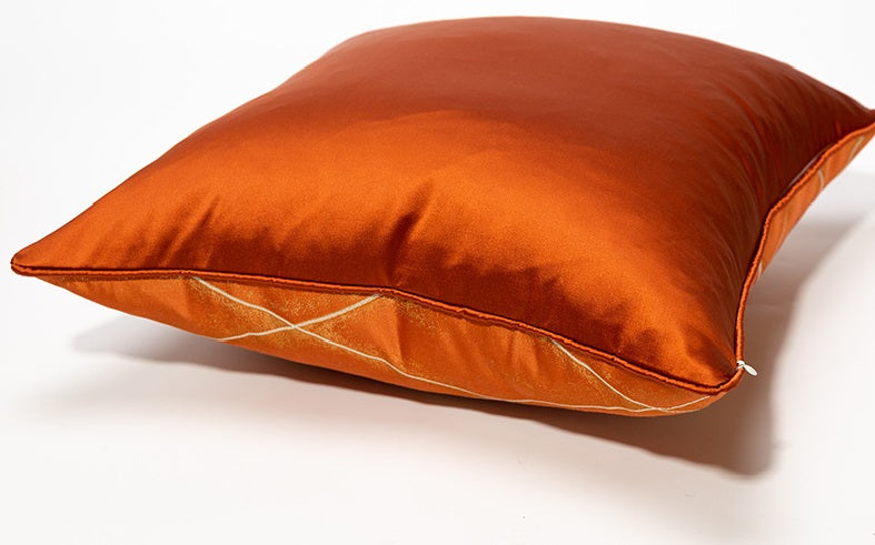 Designer Cushion Cover in Style 23, 18x18 inches, showcasing elegant design and available in various colors.