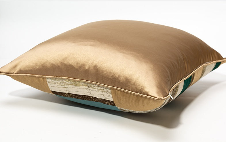 Designer Cushion Cover in Style 24, 18x18 inches, showcasing vibrant colors and elegant design, perfect for home or hotel decor.