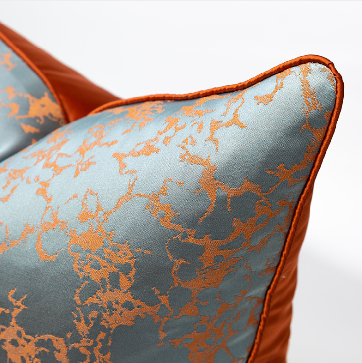 Designer Cushion Cover in Style 35, 18x18 inches, showcasing elegant design and vibrant color options for home decor.