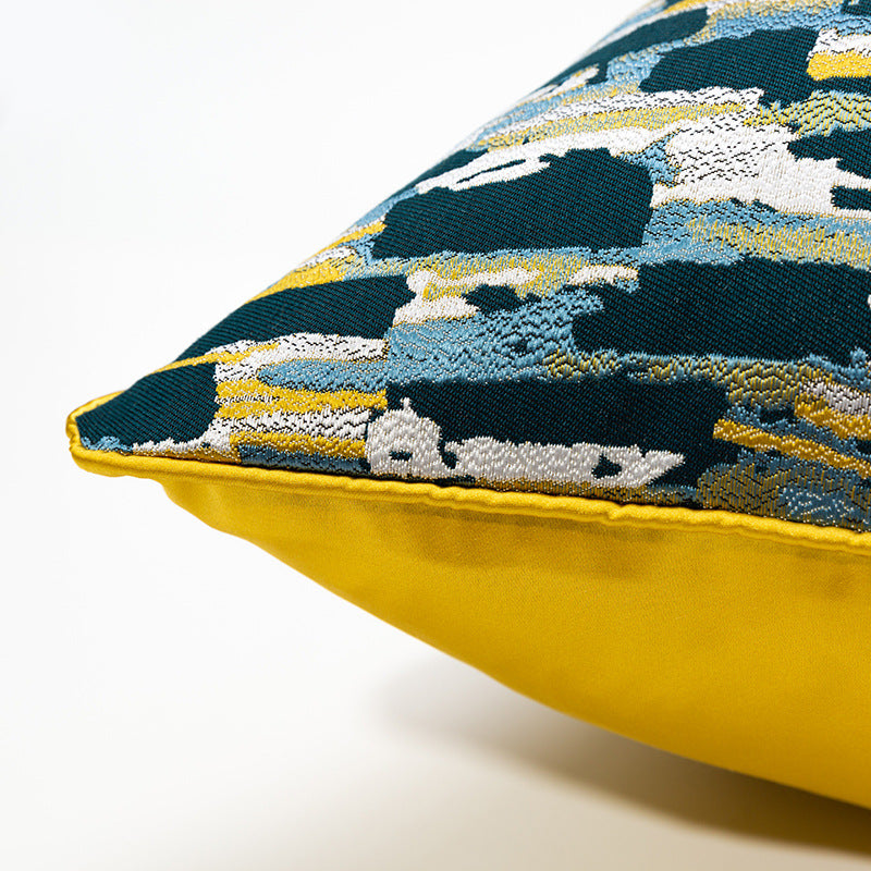 Designer Cushion Cover in Style 39, 18x18 inches, showcasing elegant design and available in various colors.