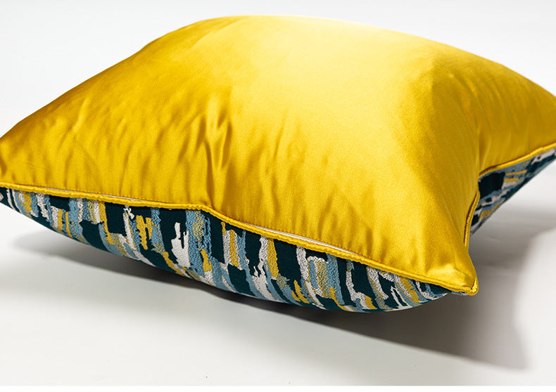 Designer Cushion Cover in Style 39, 18x18 inches, showcasing elegant design and available in various colors.