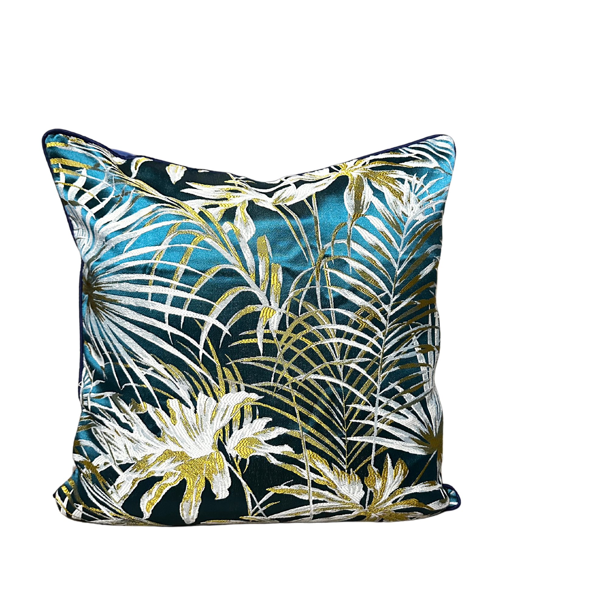 Designer Cushion Cover in Style 43, 18x18 inches, showcasing vibrant colors and a modern design, perfect for home and office decor.