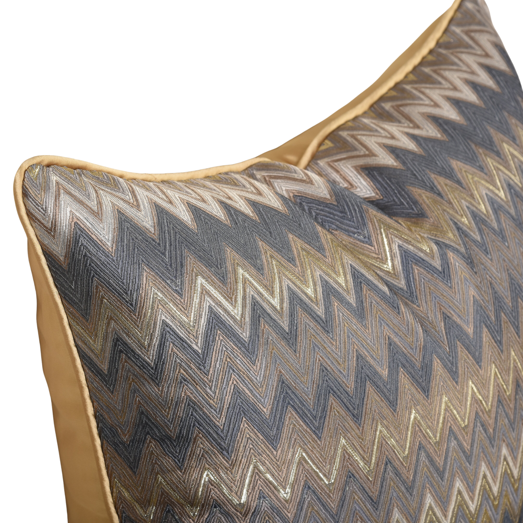 Designer Cushion Cover in Style 56, 18x18 inches, showcasing a modern pattern suitable for various room settings.