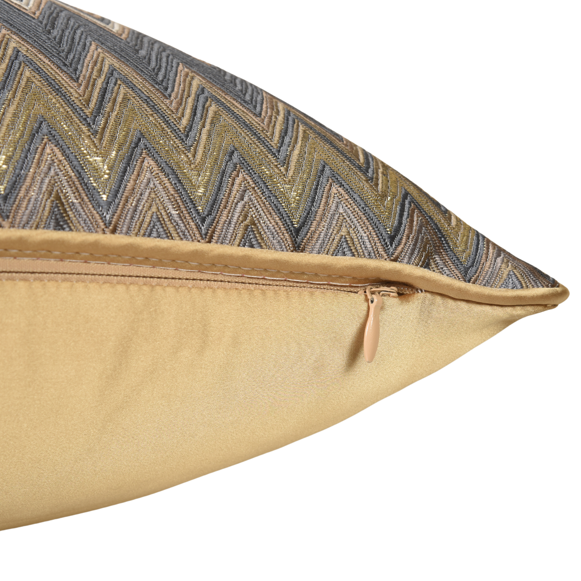 Designer Cushion Cover in Style 56, 18x18 inches, showcasing a modern pattern suitable for various room settings.