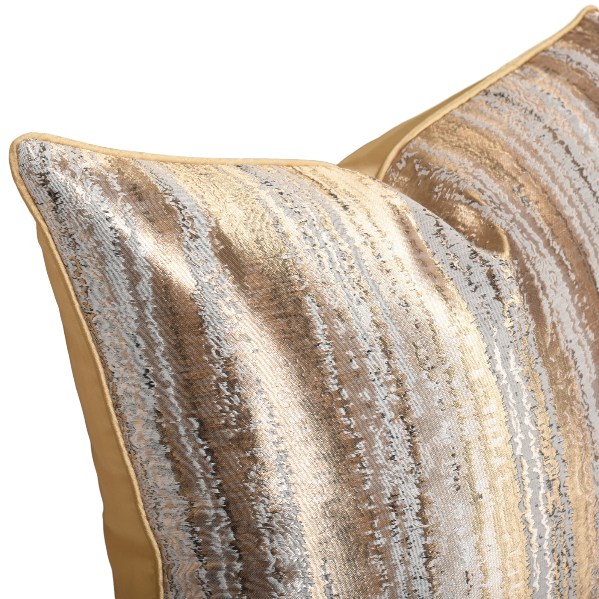 Designer Cushion Cover in Style 61, 18x18 inches, showcasing a modern and elegant design suitable for various room settings.