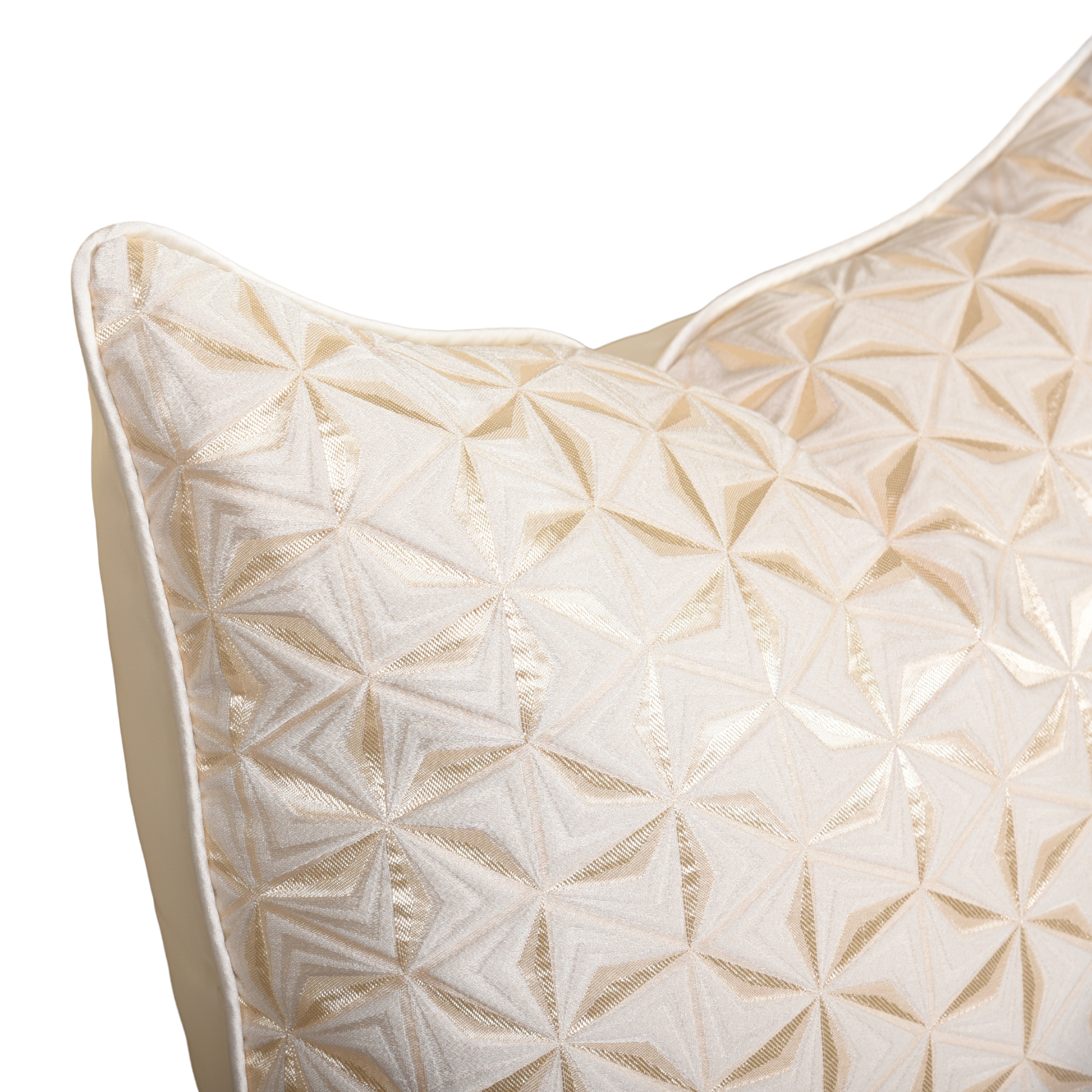 Designer Cushion Cover in Style 63, 18x18 inches, showcasing elegant design suitable for various room settings.