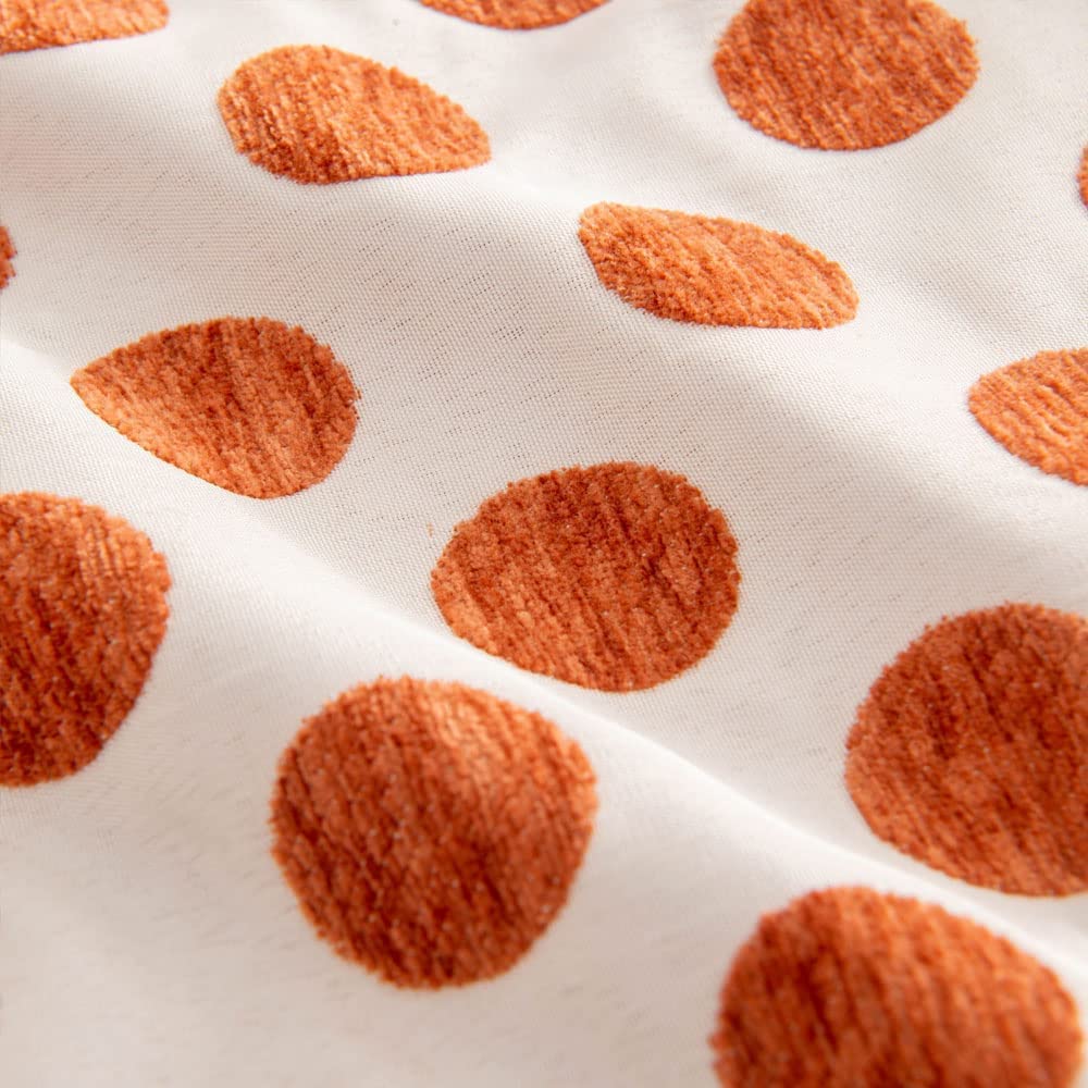 Dot Pattern Chenille & Velvet Cushion Cover in square shape, showcasing a stylish dot design, perfect for home decor.