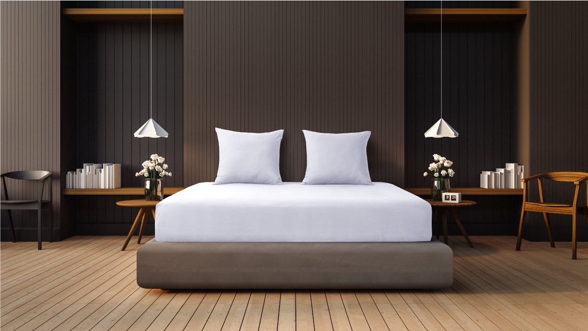 Cozy Flannel Fleece Fitted Sheet in soft cotton-flannel fabric, perfect for cooler nights.