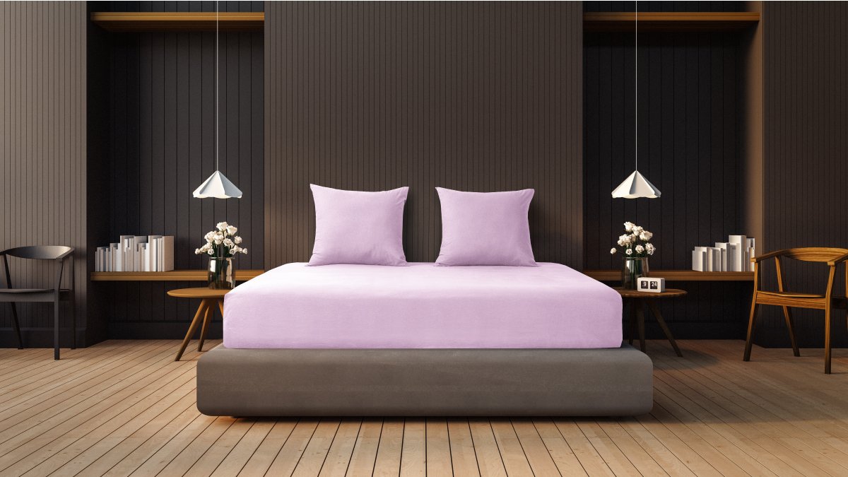 Cozy Flannel Fleece Fitted Sheet in soft cotton-flannel fabric, perfect for cooler nights.