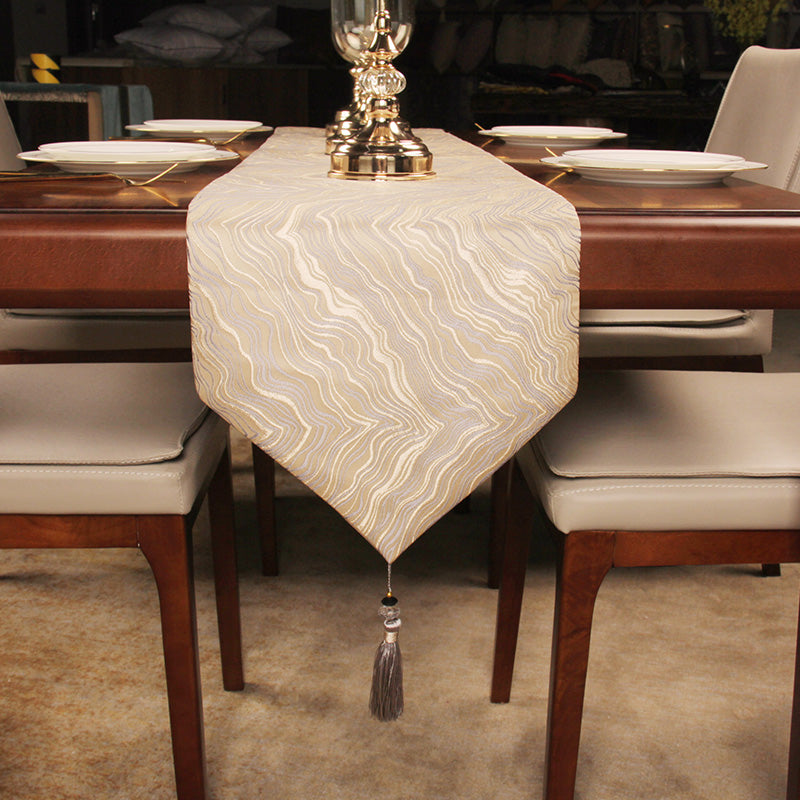 Elegant Multiple Design Party Christmas Wedding Jacquard/Polyester Table showcasing various patterns and colors, perfect for events.