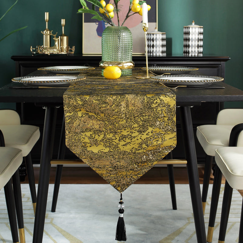 Elegant Multiple Design Party Christmas Wedding Jacquard/Polyester Table showcasing various patterns and colors, perfect for events.