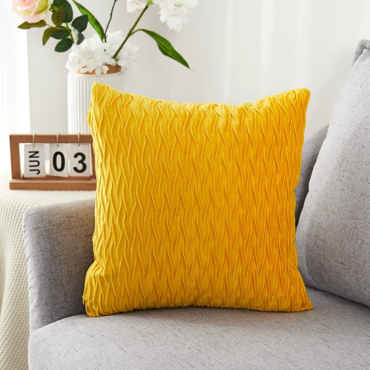 Scissors pattern velvet cushion covers in various sizes, showcasing a luxurious texture and playful design.