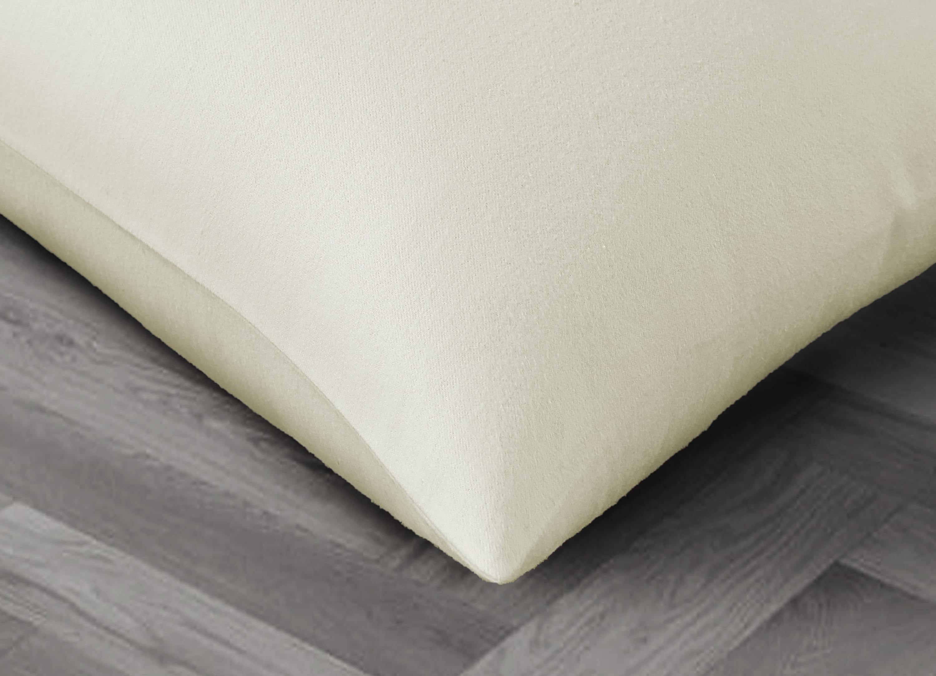 A luxurious set of two Velvet Flannel Pillowcases made from 100% cotton-flannel, showcasing their plush texture and elegant design.