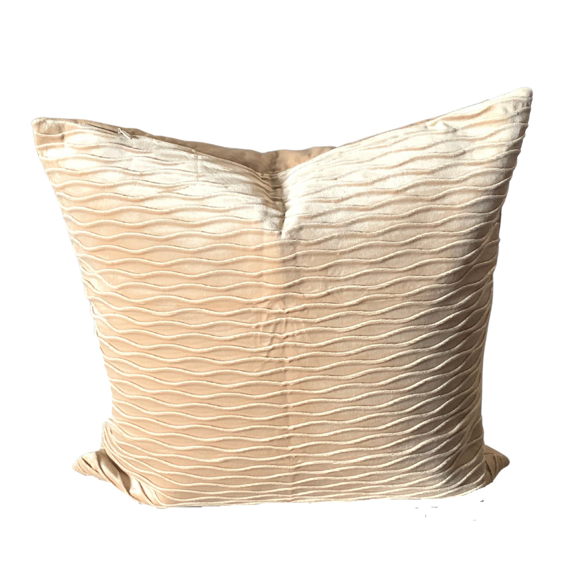 Wave pattern velvet cushion covers in various sizes, showcasing a luxurious texture and elegant design.
