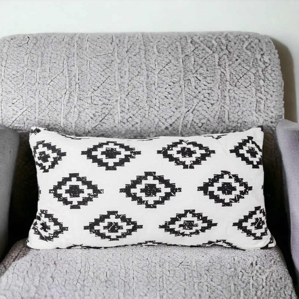 Wild At Heart decorative pillow featuring a double-sided design, made from 100% cotton canvas with soft polyester fill, ideal for home decor.