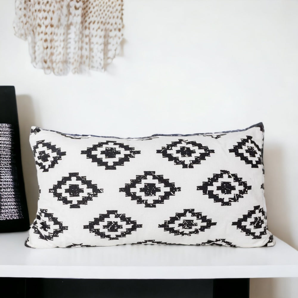 Wild At Heart decorative pillow featuring a double-sided design, made from 100% cotton canvas with soft polyester fill, ideal for home decor.