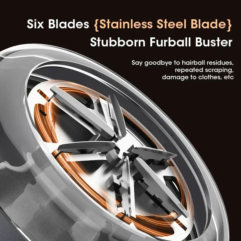 Portable electric lint remover with LED display and Type-C charging port, designed for efficient fuzz removal from various fabrics.