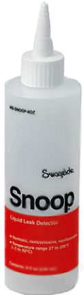 Snoop liquid leak detector bottle.