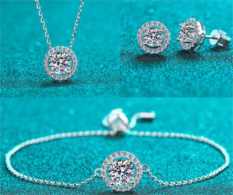 1 Carat Morganite Sterling Silver Bracelet with celestial-inspired design featuring stars, moon, and clouds, showcasing exquisite craftsmanship.