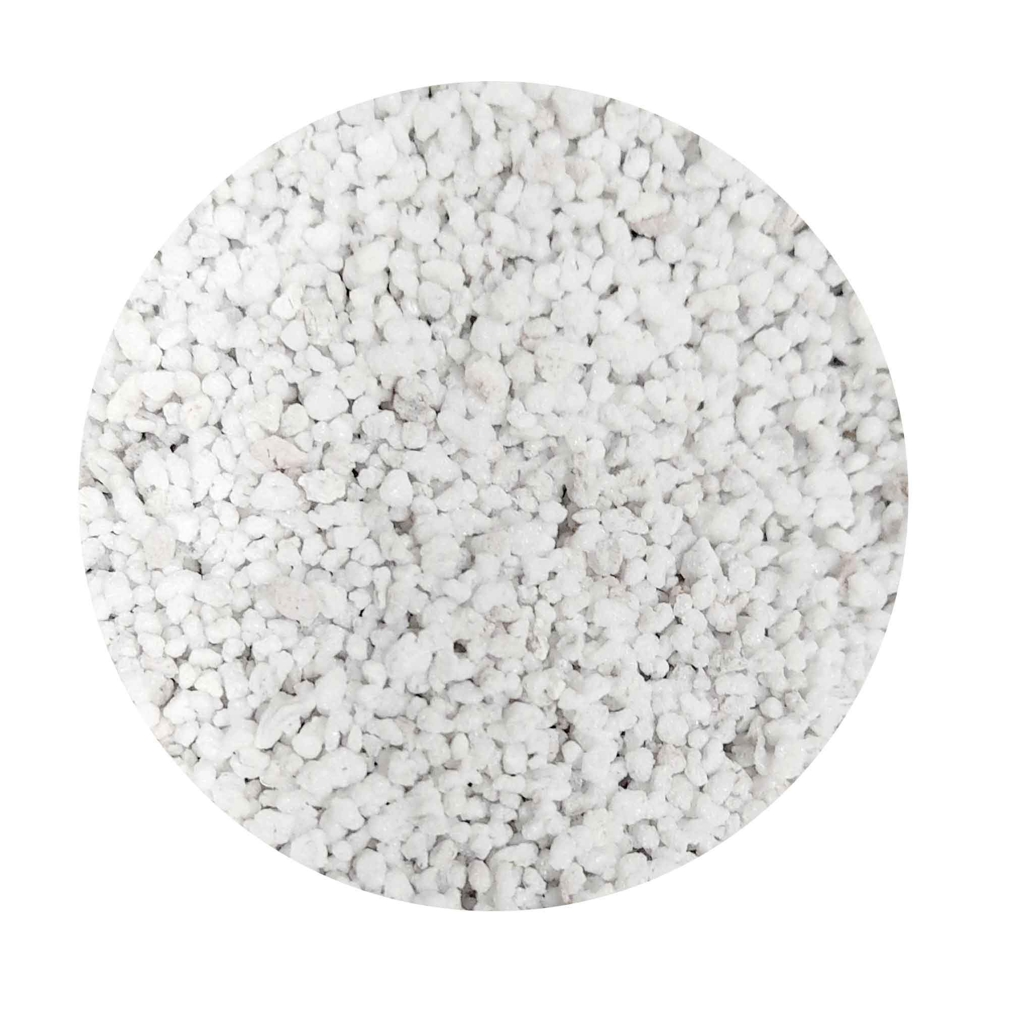 100L Perlite Medium in a bulk sack, showcasing its lightweight and aerated texture, ideal for plant growth.