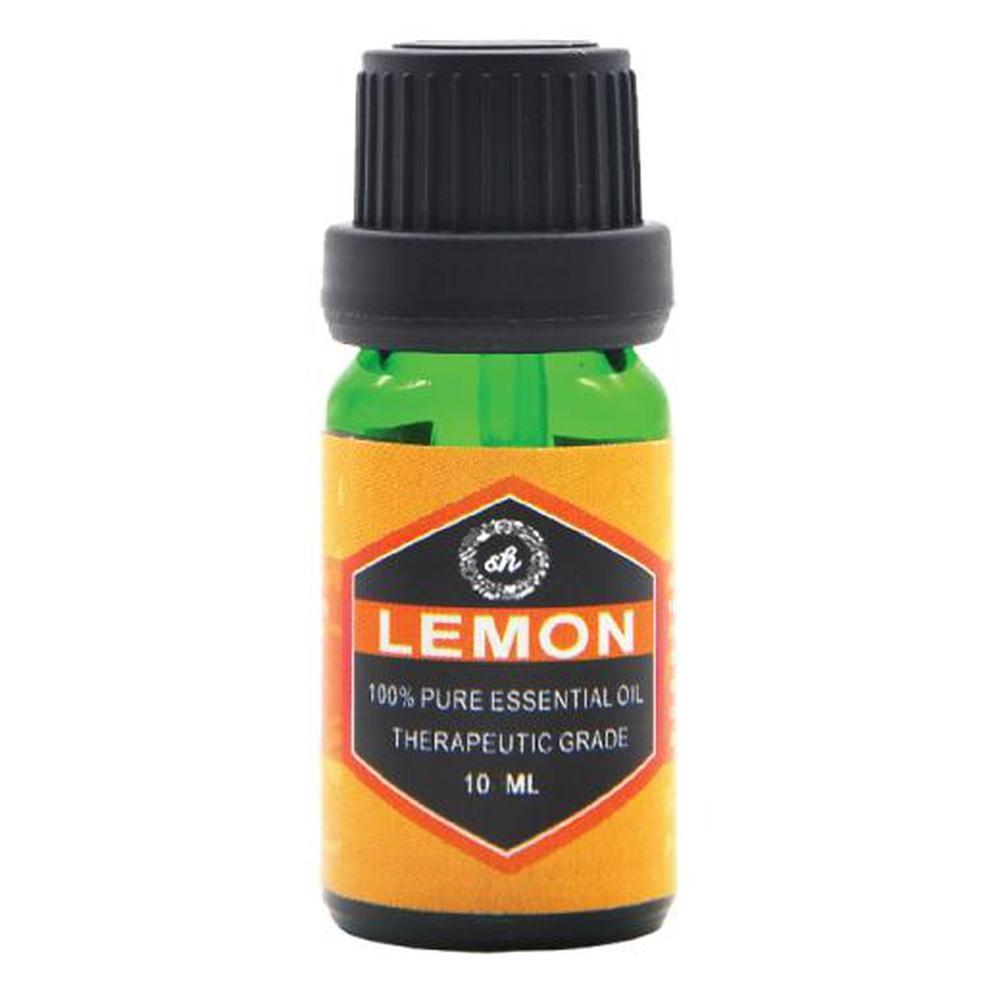 A collection of 10ml essential oil bottles in various scents, including lavender and peppermint, displayed in an elegant arrangement.