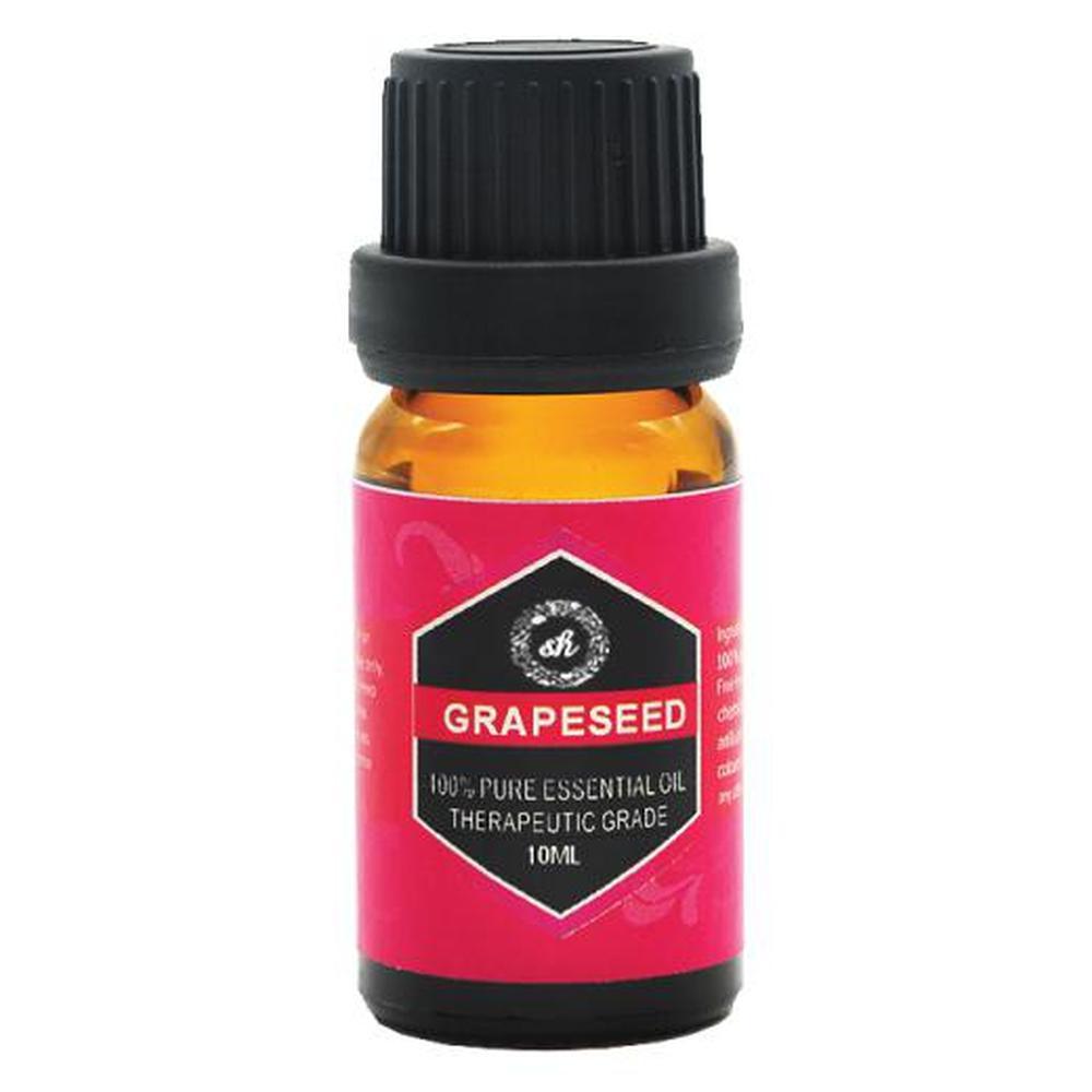 A collection of 10ml essential oil bottles in various scents, including lavender and peppermint, displayed in an elegant arrangement.