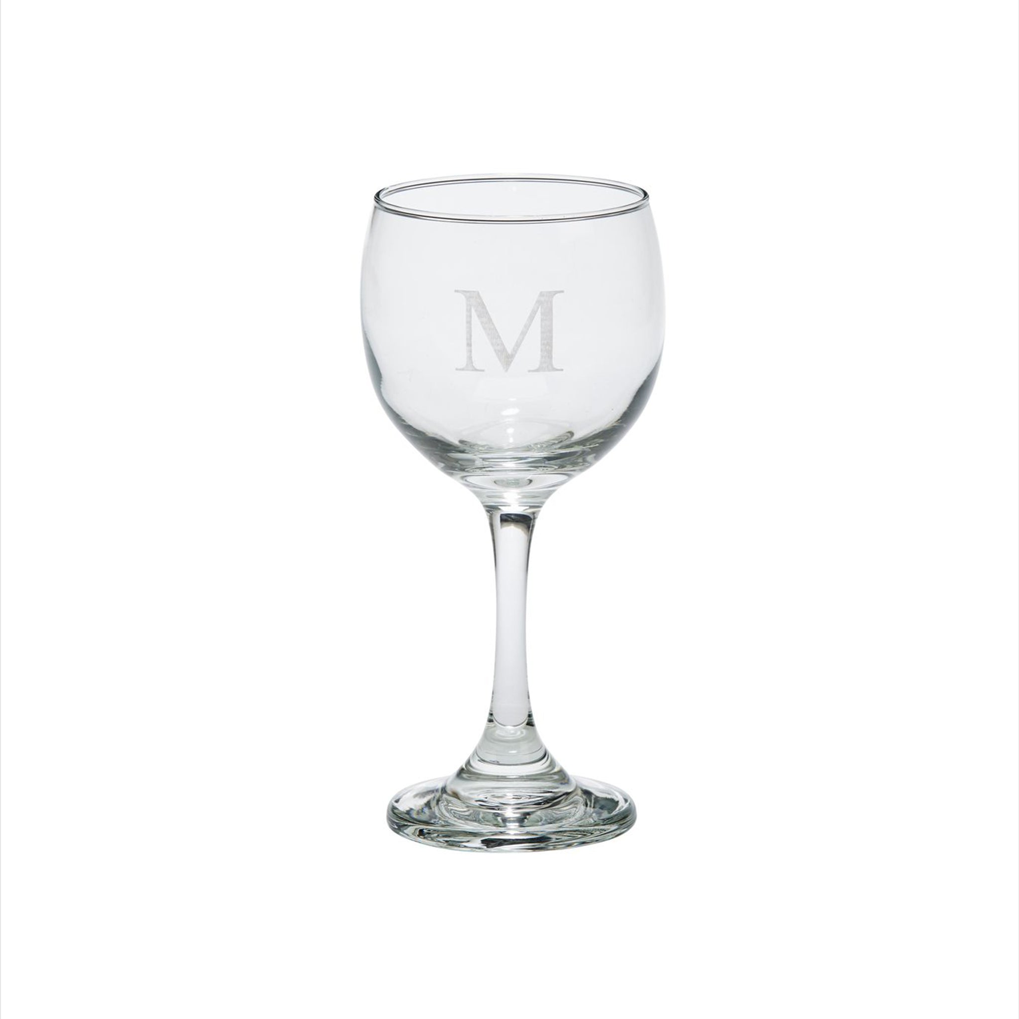 Set of 12 elegant glass balloon goblets, each 7.5 inches tall, designed for red wine and cocktails.