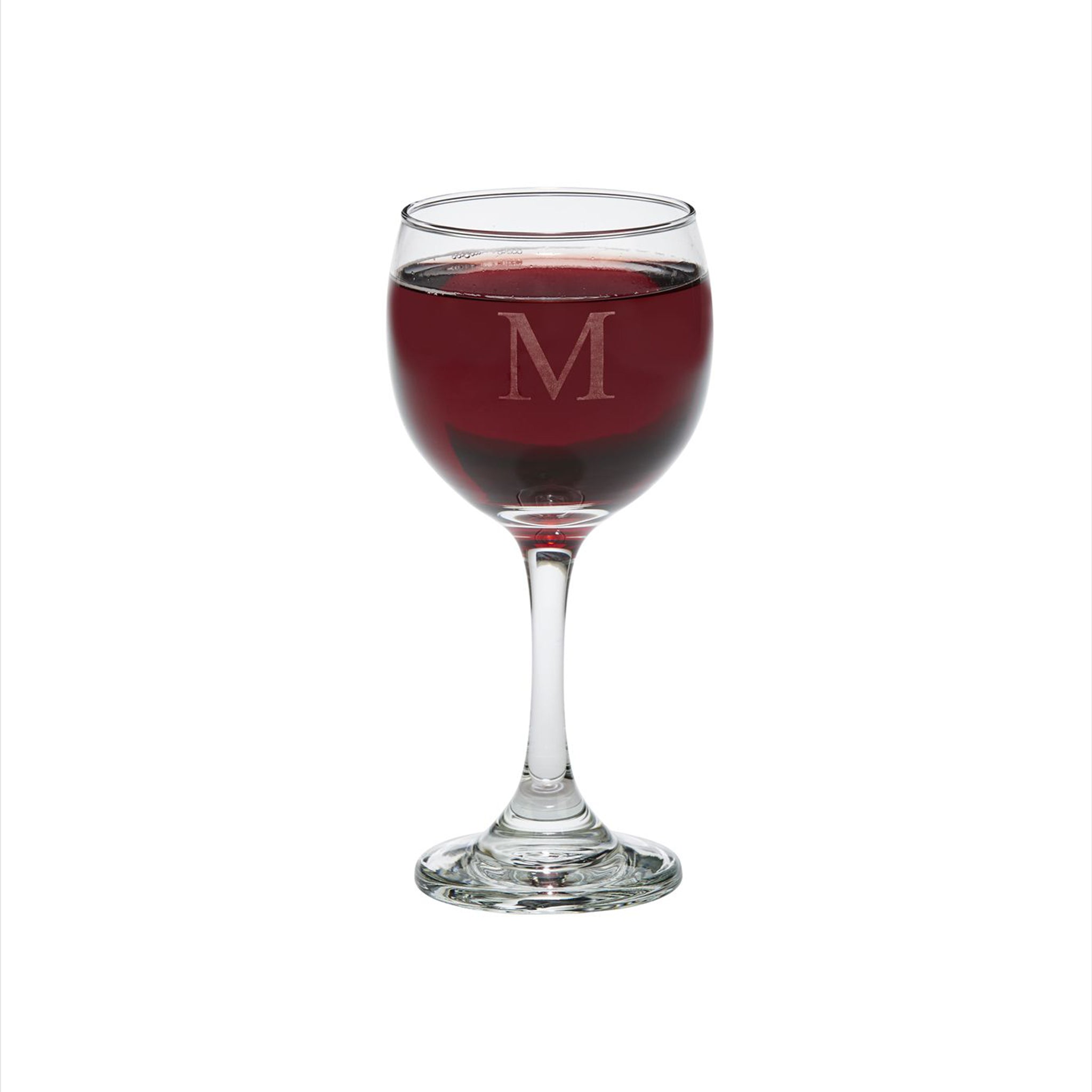 Set of 12 elegant glass balloon goblets, each 7.5 inches tall, designed for red wine and cocktails.