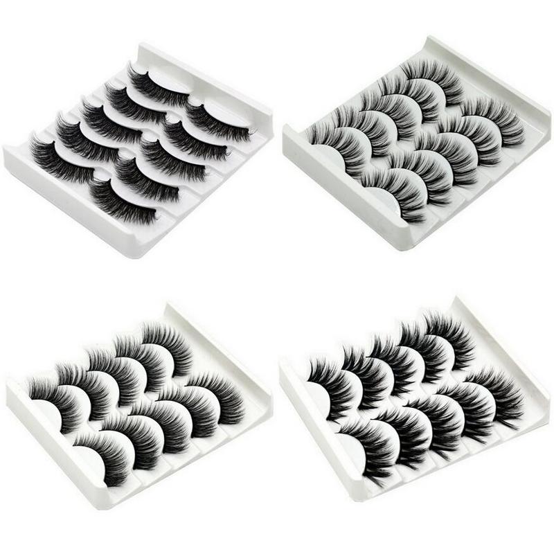 A collection of 150 pairs of mink hair false eyelashes, showcasing various styles that are natural, thick, and long, perfect for enhancing eye beauty.