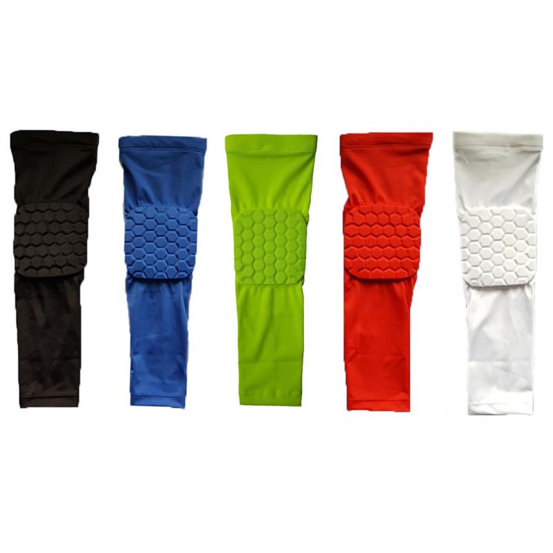 1pc breathable basketball armband support in various colors, designed for elbow protection during sports activities.