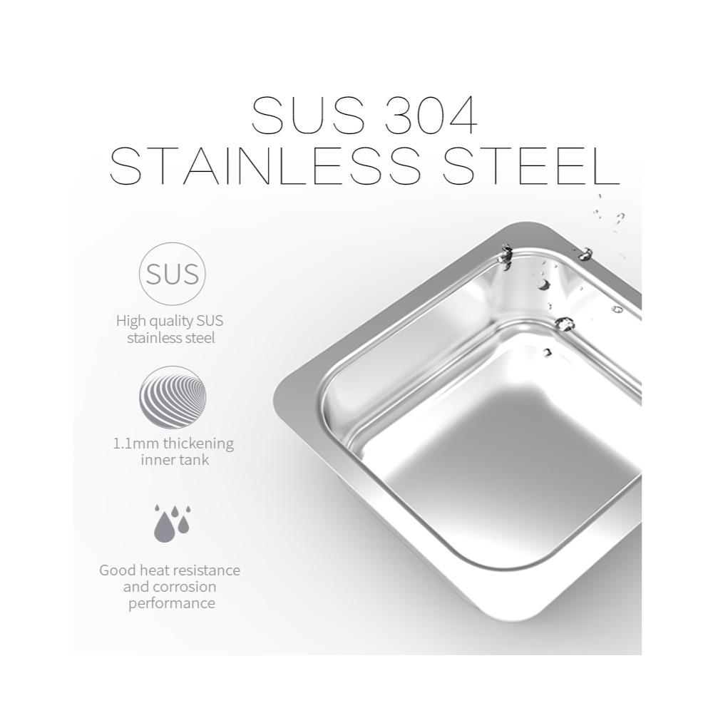 2L Digital Ultrasonic Cleaner with stainless steel tank and control panel, designed for cleaning jewelry and delicate items.