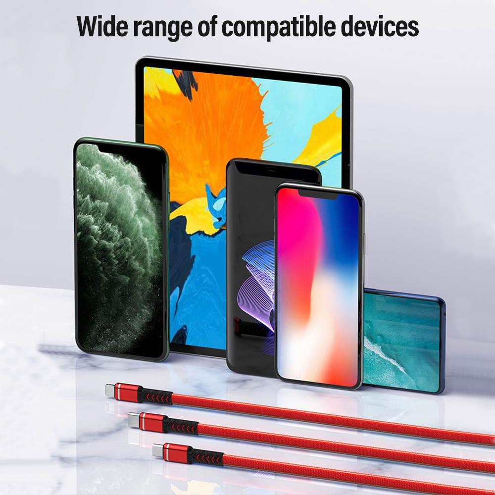 PBG 3 Port LED Display Wall Charger with 3 in 1 multi charger cable in black, showcasing its sleek design and multiple charging ports.