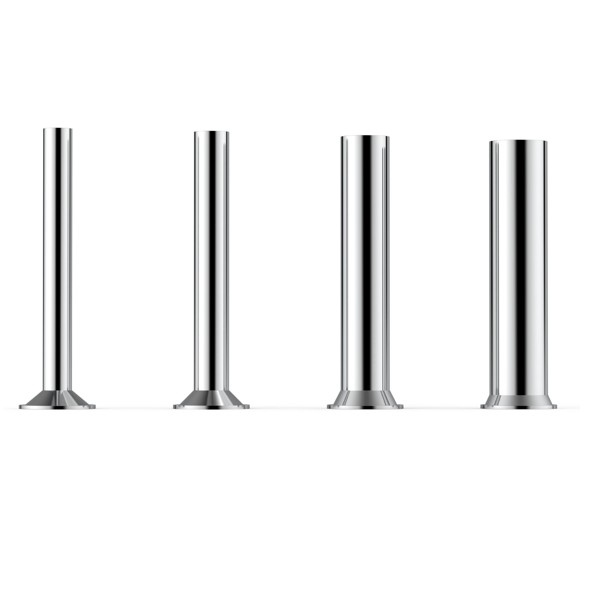 3L Manual Horizontal Sausage Filler made of stainless steel with various nozzles for sausage making.