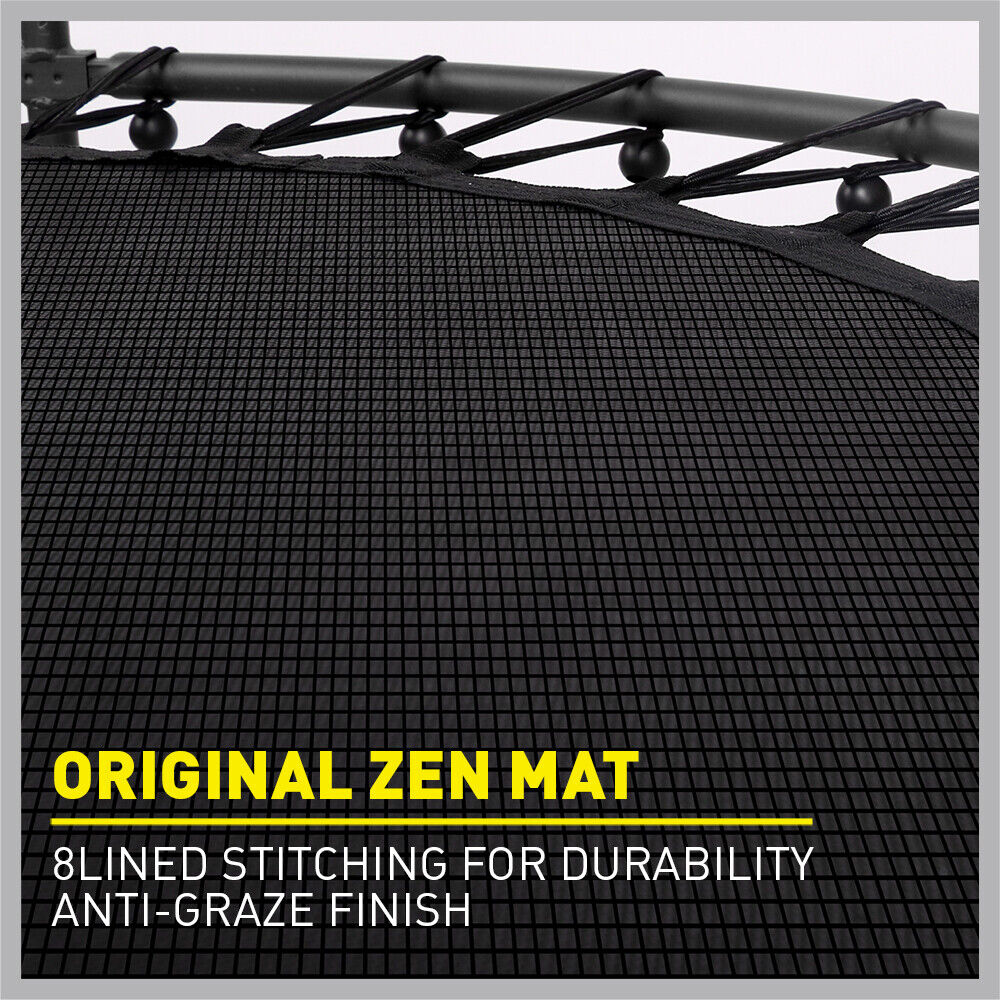 4.5ft Kids Trampoline with round shape, safety net, and colorful design suitable for indoor and outdoor use.