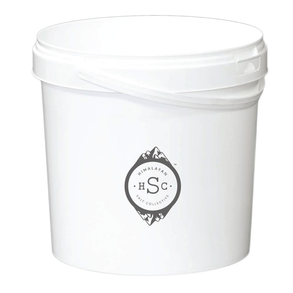 5Kg tub of organic potassium bicarbonate powder, food grade FCC, resealable bucket for easy storage.