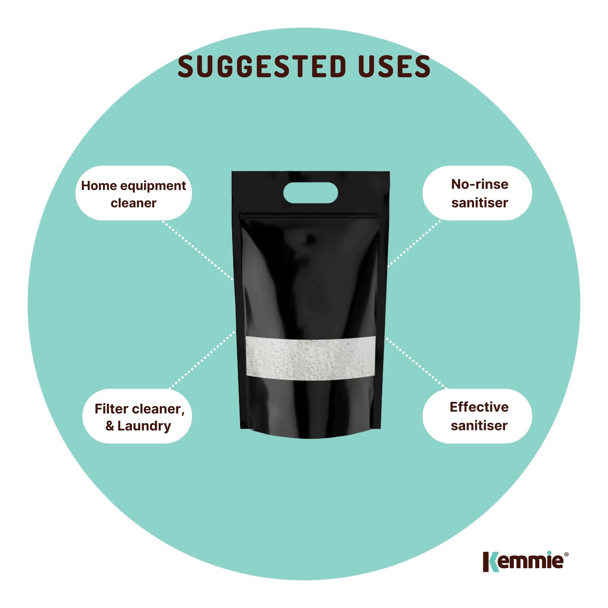 5Kg Sodium Percarbonate in a resealable bucket, a versatile eco-friendly laundry cleaner and sanitiser, ideal for stain removal and deodorising.