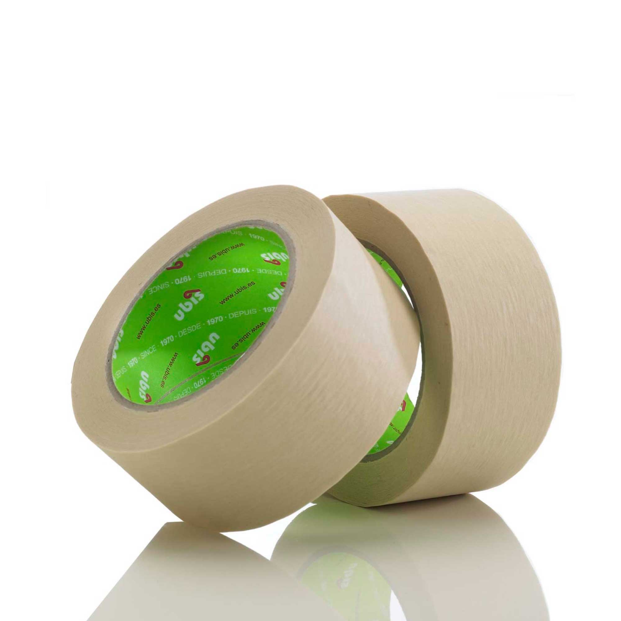 Ubis 4800 Kraft Paper Sealing Tape, eco-friendly, 48mm x 50m, brown color, suitable for carton sealing.