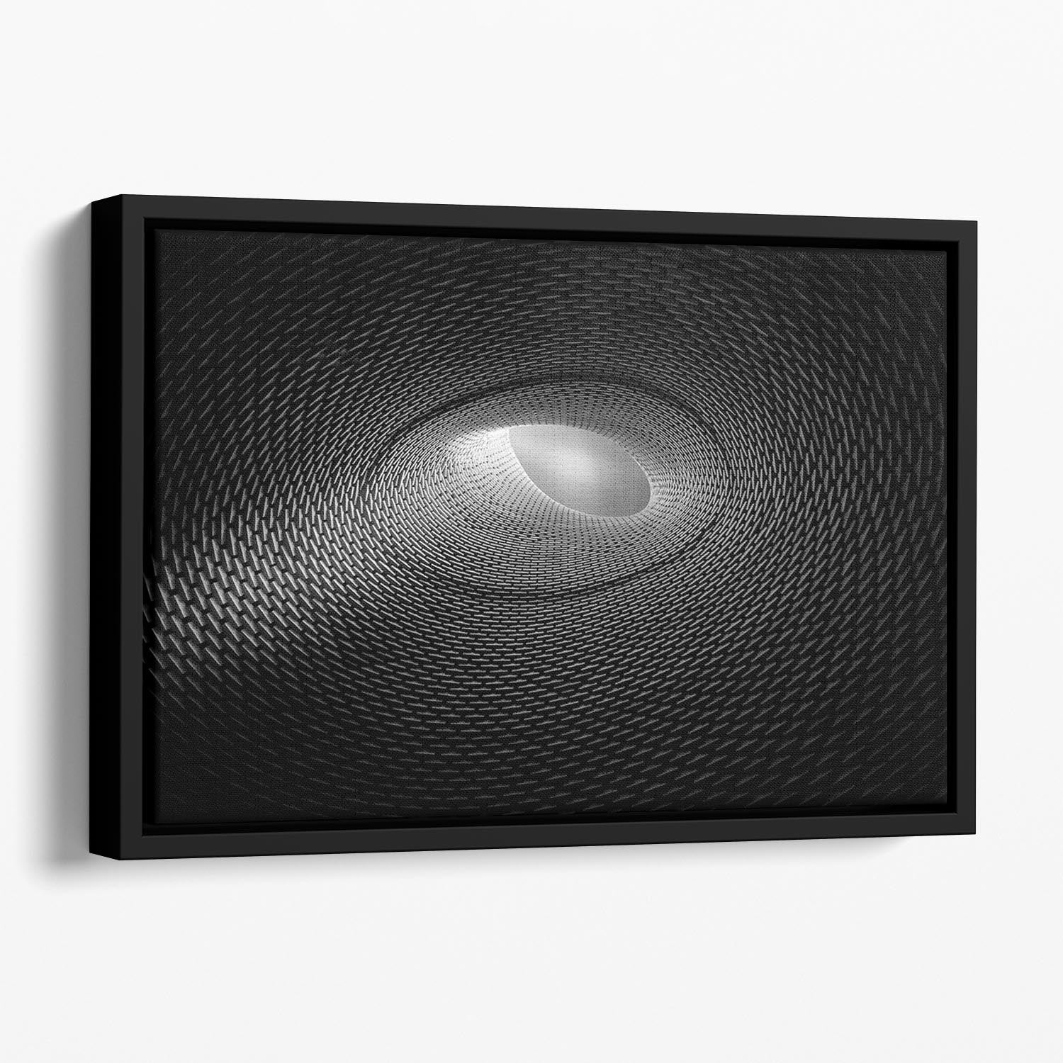 9430-Nyc Floating Framed Canvas featuring vibrant abstract design in an elegant wooden frame, perfect for modern home decor.