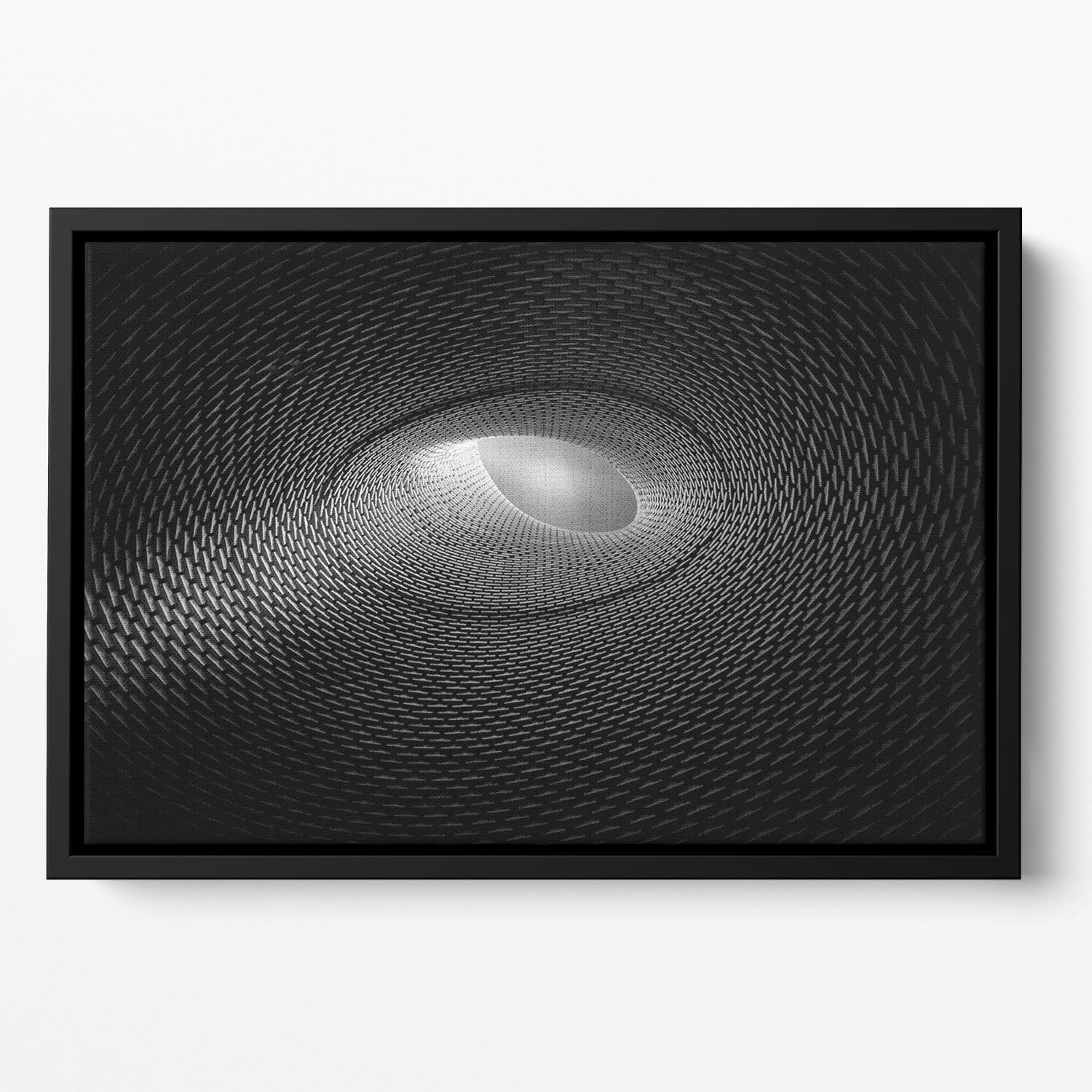 9430-Nyc Floating Framed Canvas featuring vibrant abstract design in an elegant wooden frame, perfect for modern home decor.