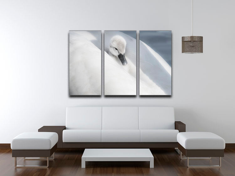 A stunning 3-panel canvas print featuring modern art, perfect for home decor.
