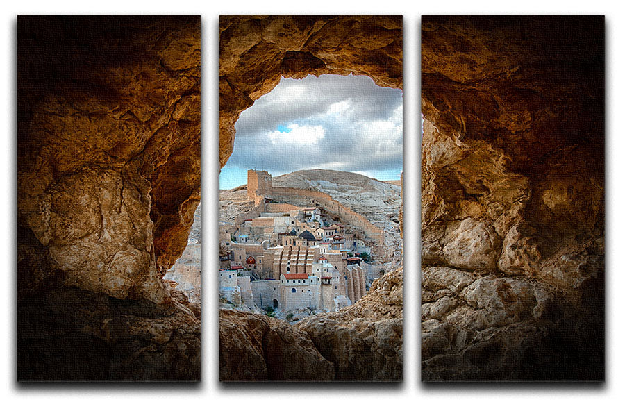 A stunning 3-panel canvas print featuring modern art, enhancing interior decor with elegance and depth.