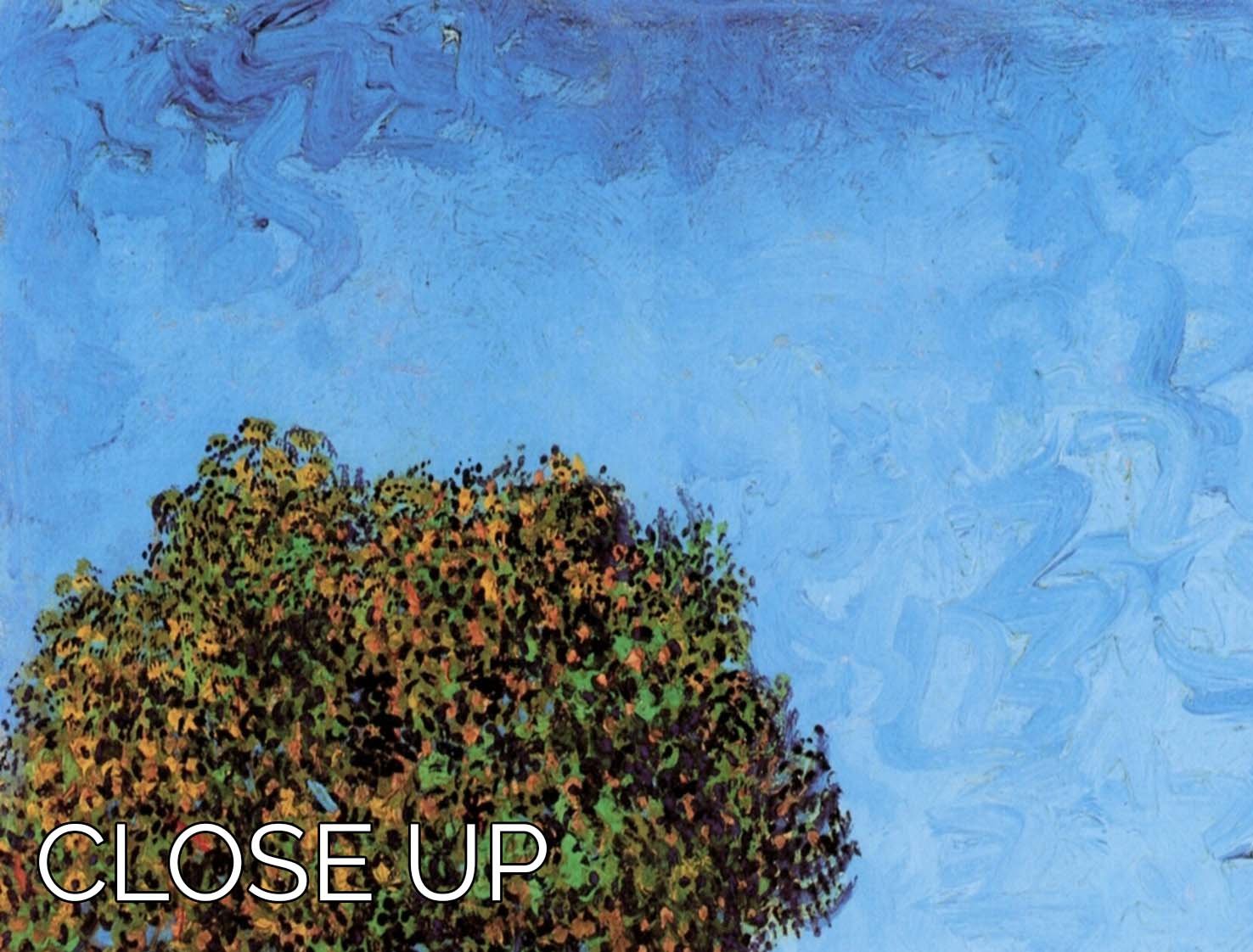 A stunning 3-panel canvas print of Van Gogh's A Lane near Arles, showcasing vibrant colors and intricate details.